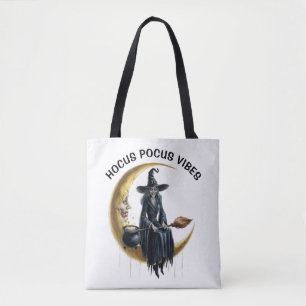 Bolsa Tote Bruxa na Lua