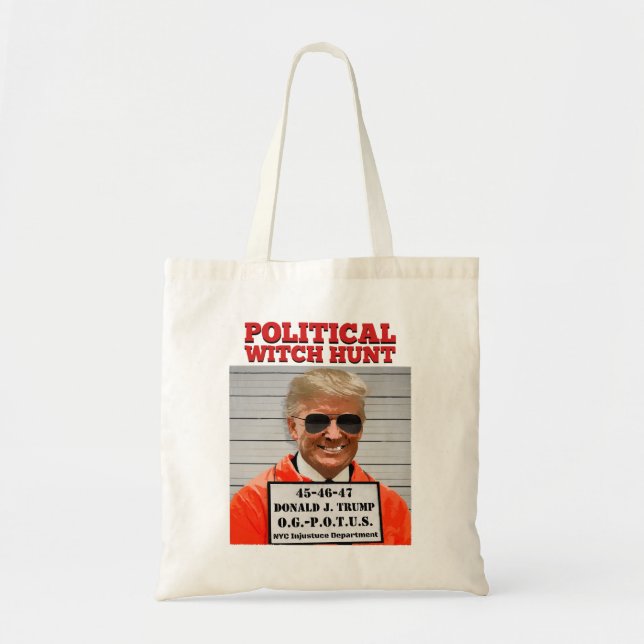 Bolsa Tote Bruxa Política de Donald Trump (Frente)