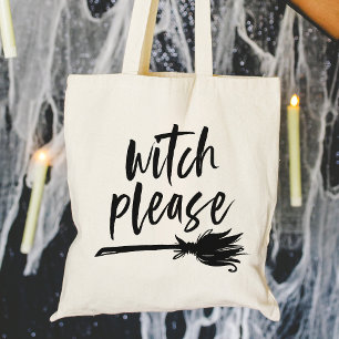 Bolsa Tote Bruxa, por favor Halloween