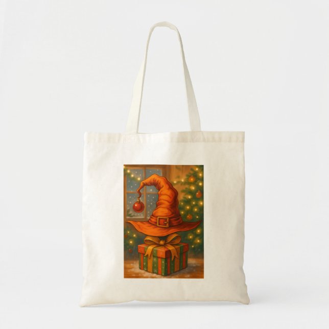 Bolsa Tote Bruxaria de Natal (Frente)