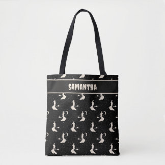 Bolsa Tote Bruxas Voadoras Halloween