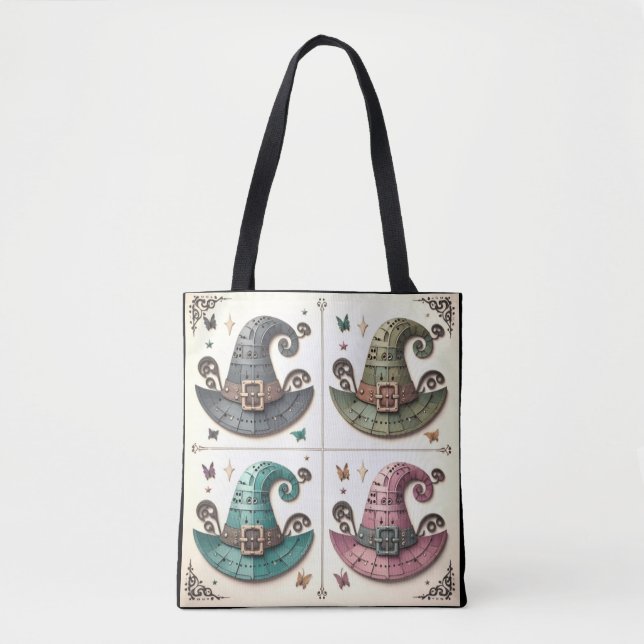 Bolsa Tote Bruxas Whimsical (Frente)