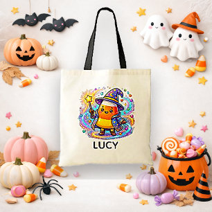 Bolsa Tote Bruxo Caprichoso de Milho Doce ou Tratar