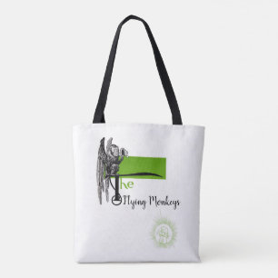 Bolsa Tote Bruxo Vintage de Oz, Macacos Voadores Malignos