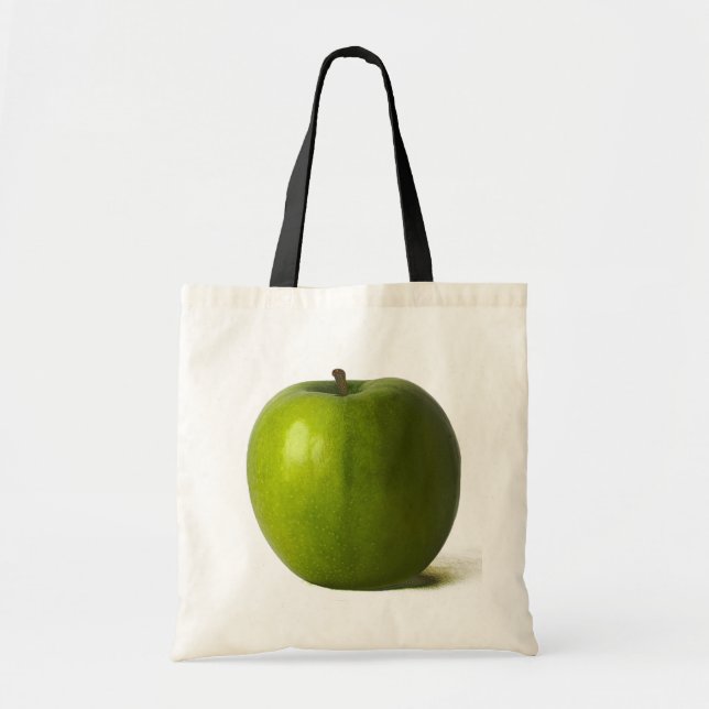 Bolsa Tote Btcnm de maçã verde (Frente)