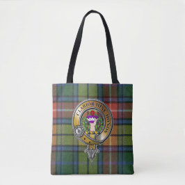 Bolsa Tote Buchanan Tartan & Crachá