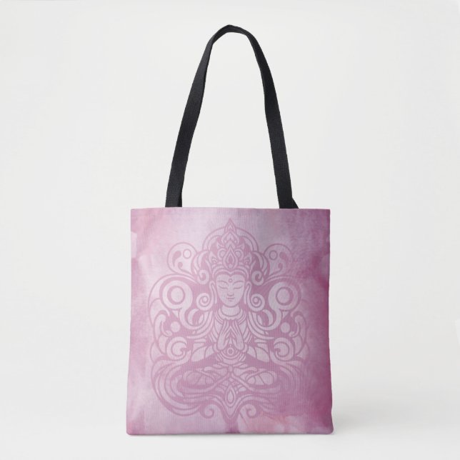 Bolsa Tote Buda a Rosa da Paz (Frente)