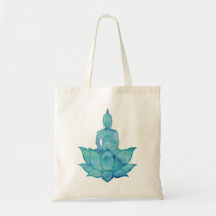 Bolsa Tote Buda sobre Lotus Blue