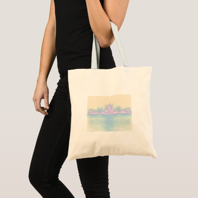 Bolsa Tote Budapest Parlamento Building Hungria (Frente (produto))