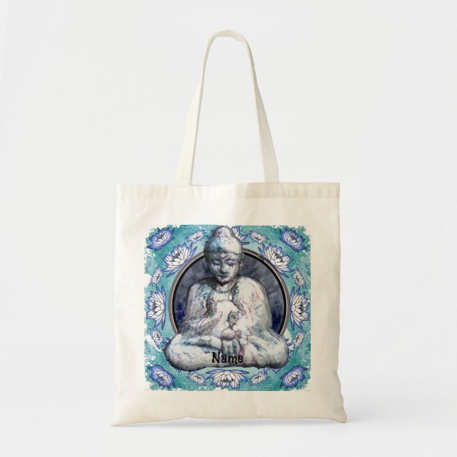 Bolsa Tote Buddha Breathe Tote Bag (Frente)