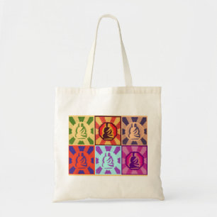 Bolsa Tote Buddha -- Estilo do pop art