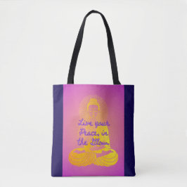 Bolsa Tote BuddhaToday V4 Nascer do Sol Buddha Sacola #1