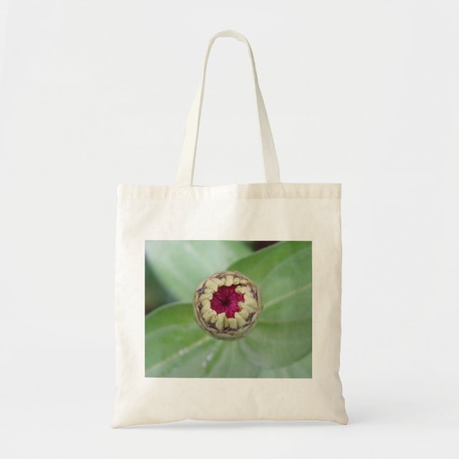 Bolsa Tote Budding Zinnia (Frente)