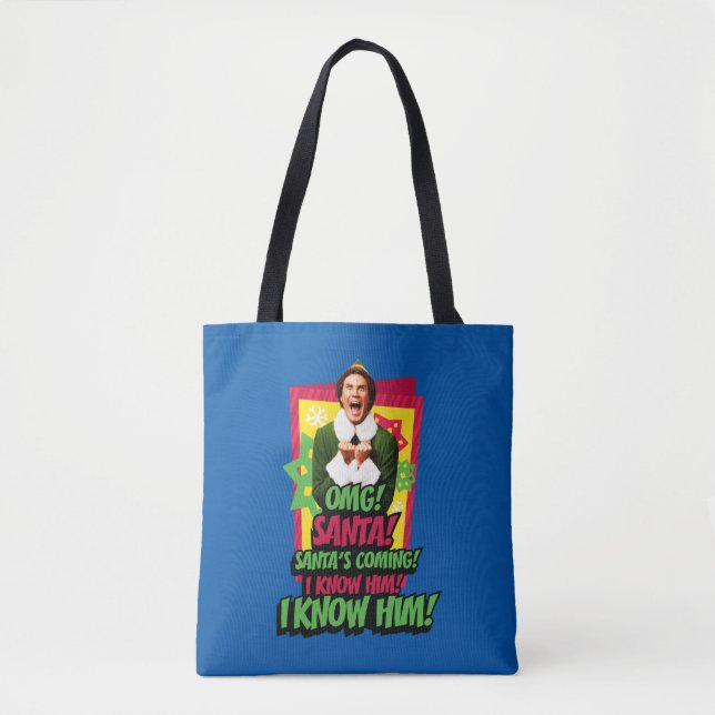 Bolsa Tote Buddy the Elf | OMG! Santa! (Frente)