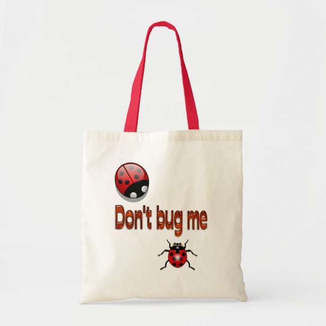 Bolsa Tote Buggin Bag "Não me Inseto" (Frente)