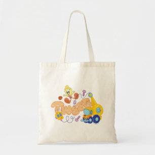 Bolsa Tote BUGS BUNNY BUILDERS™  Arte do esboço do TWEETY™
