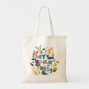 Bolsa Tote BUGS BUNNY BUILDERS™ Colagem "Vamos Construir Ist