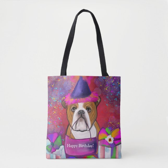 Bolsa Tote Buldogue (Frente)