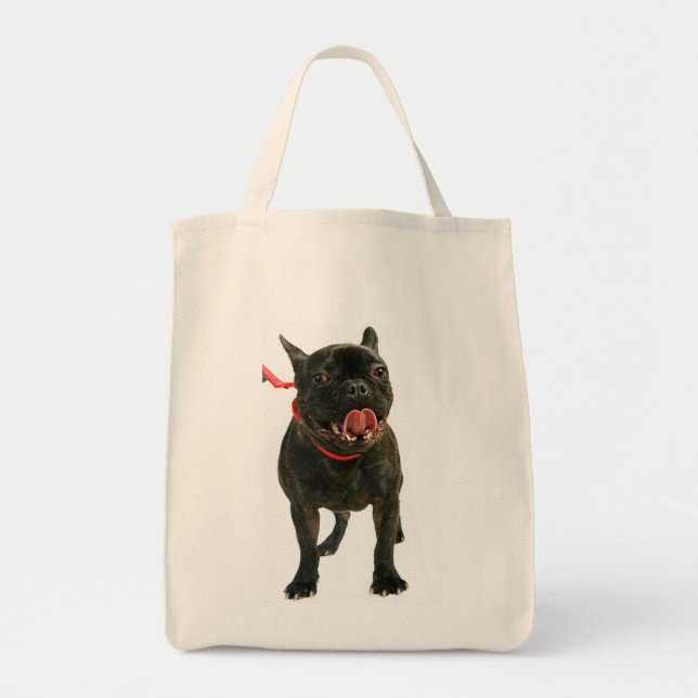Bolsa Tote Buldogue francês (Frente)