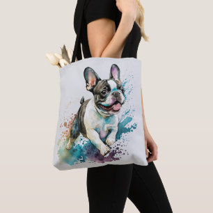Bolsa Tote Buldogue Francês Bonito
