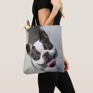 Bolsa Tote Buldogue francês das imagens   de Getty