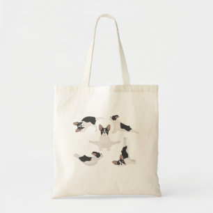 Bolsa Tote Buldogue francês fazendo yoga Tote bag