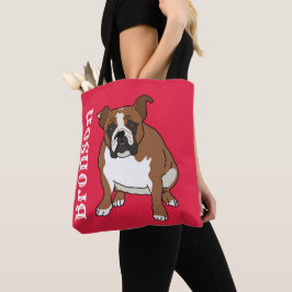 Bolsa Tote Buldogue Inglês