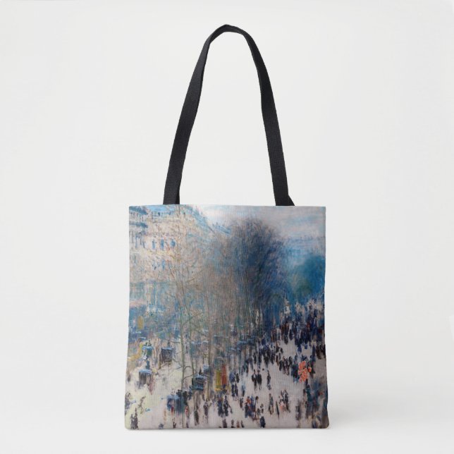 Bolsa Tote Bulevar de Paris, Claude Monet (Frente)