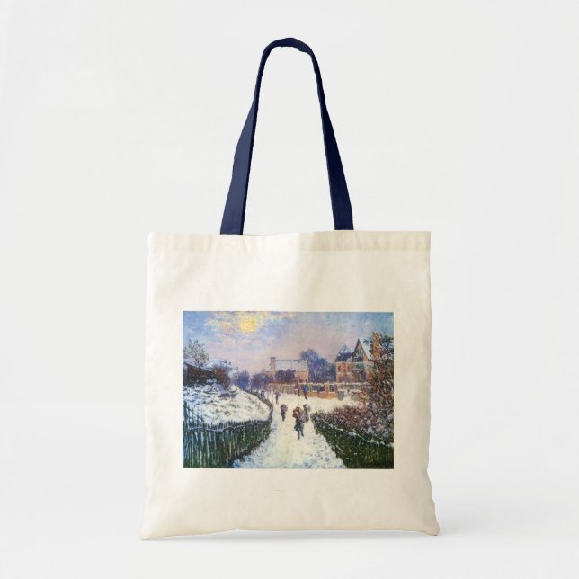 Bolsa Tote Bulevar Saint Denis Argenteuil de Claude Monet (Frente)