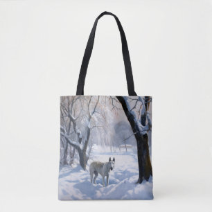 Bolsa Tote Bull Terrier Que Neve Natal
