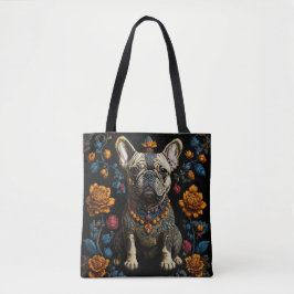 Bolsa Tote Bulldog de Arte Popular Mexicana