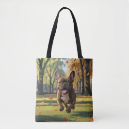 Bolsa Tote Bulldog Elegante francês para os ombros