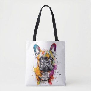 Bolsa Tote Bulldog francés lleno de estilo