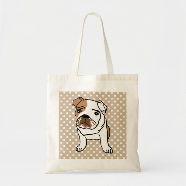 Bolsa Tote Bulldog Inglês (Frente)