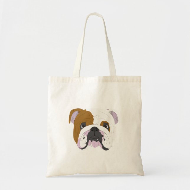 Bolsa Tote Bulldog Inglês (Frente)