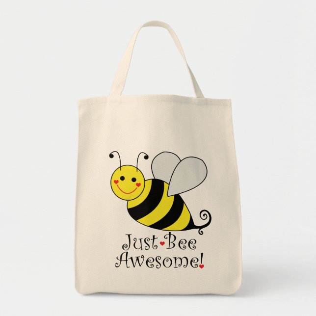 Bolsa Tote Bumble Bee Grocery (Frente)
