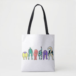 Bolsa Tote Bumbuns Coloridos