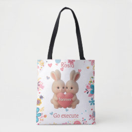 Bolsa Tote Bunny Christmas Stocking – Personal Holiday Ch arm