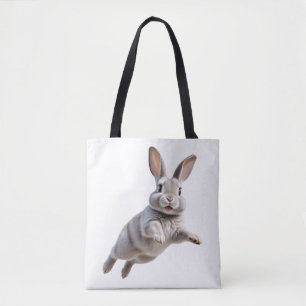 Bolsa Tote Bunny Happy Brincando No Coelho Do Ar