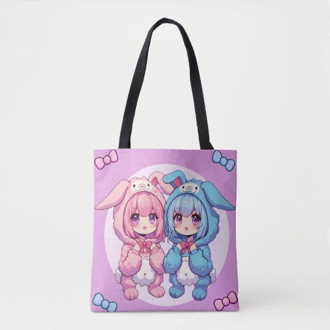 Bolsa Tote Bunny Twins (Frente)