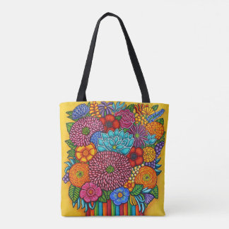 Bolsa Tote Buquê de Celebração por toda a barra de ferramenta