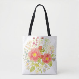 Bolsa Tote Buquê do Saco de Flores