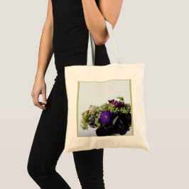 Bolsa Tote Buquê e Xadrez Floral limpos e frescos