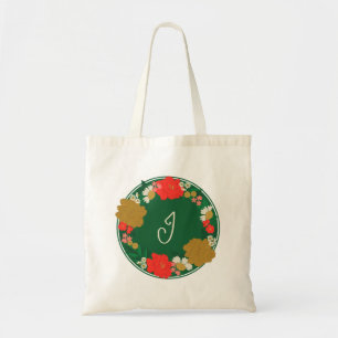 Bolsa Tote Buquê Floral Presente Monogramado para Chá de Noiv