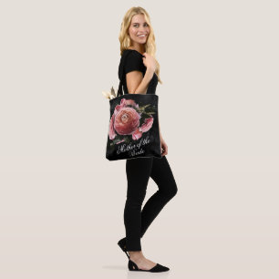 Bolsa Tote Buquê Floral Rosa Romântico Mãe da Noiva