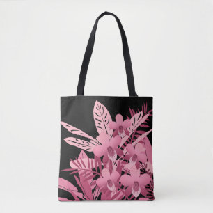 Bolsa Tote Buquê rosa tropical