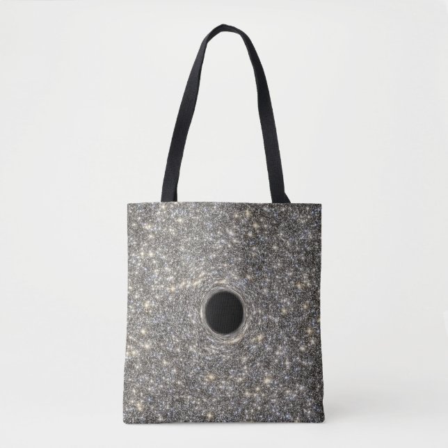 Bolsa Tote Buraco Negro Supermassivo No Meio De Uma Galáxia. (Frente)