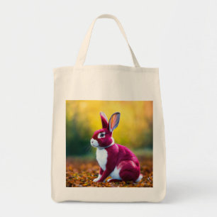 Bolsa Tote Buraco rosado de coelho
