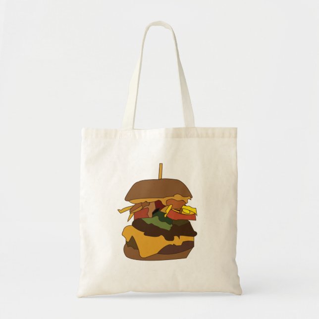 Bolsa Tote Burger Hamburger Burger (Frente)