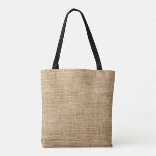 Bolsa Tote Burlap natural